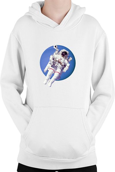 OEM NASA Astronaut Neptune Gas Planet Sky Voyager Kids Hoodie