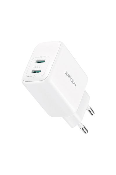 Joyroom Ładowarka sieciowa 2x USB-C 20W PD QC 3.0 - biała