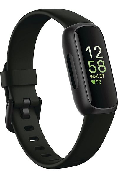 SmartWatch Inspire 3 Monitor de sănătate și fitness cu gestionarea stresului, ceas inteligent, intensitatea antrenamentului, monitorizarea somnului