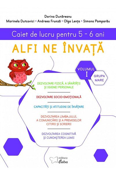 Editura Caba Alfi teaches us. Workbook for 5-6 years, vol.