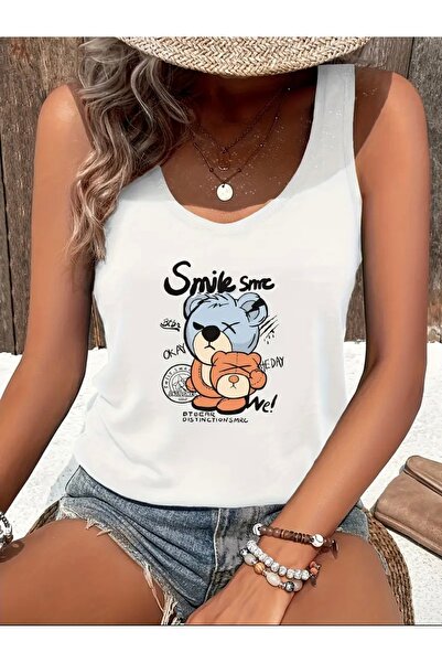 FUFLUNS ΓΥΝΑΙΚΕΙΟ T-SHIRT SMILE SMC PRINTED