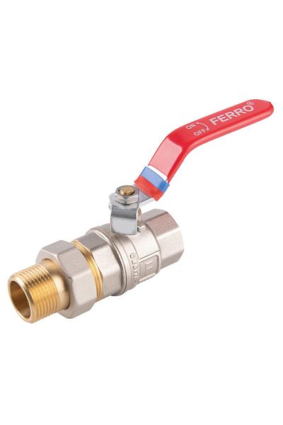 FERRO Robinet trecere cu olandez 1"1/4 PN30 cu maneta
