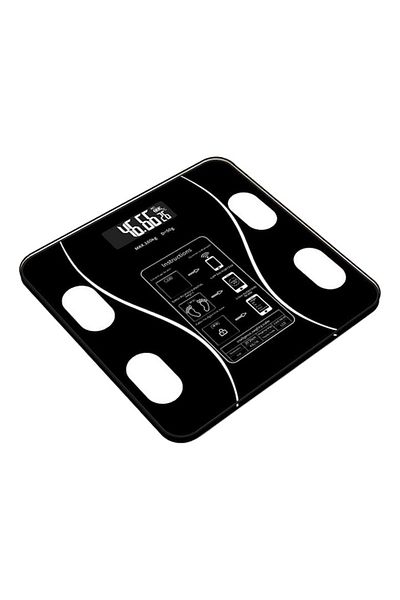 OEM Intelligent Body Scale with Digital Illuminated Screen, Oversized Design, Fitness Tracking App, Blue