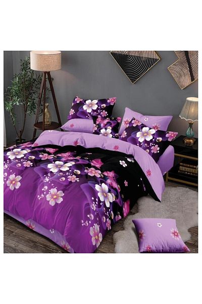 OEM Double Bedding Set, 6 Pieces, Multicolor