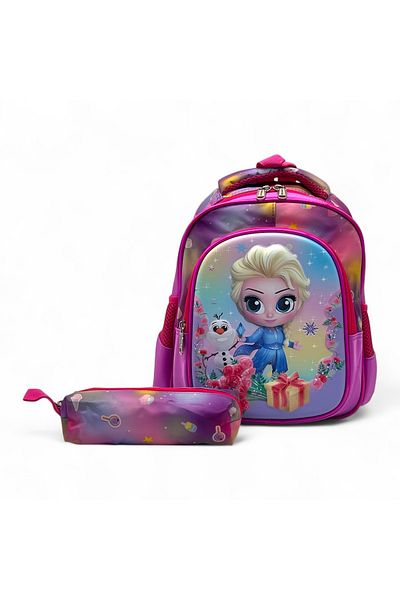 Shihon 2-piece 12-inch girls' school backpack
