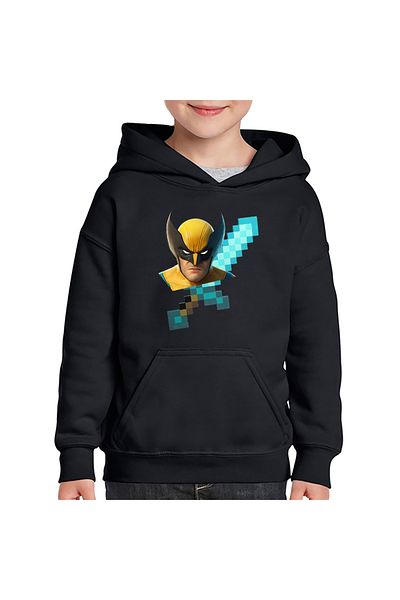 OEM Hanorac copii Wolverine XMen Diamond Sword Minecraft
