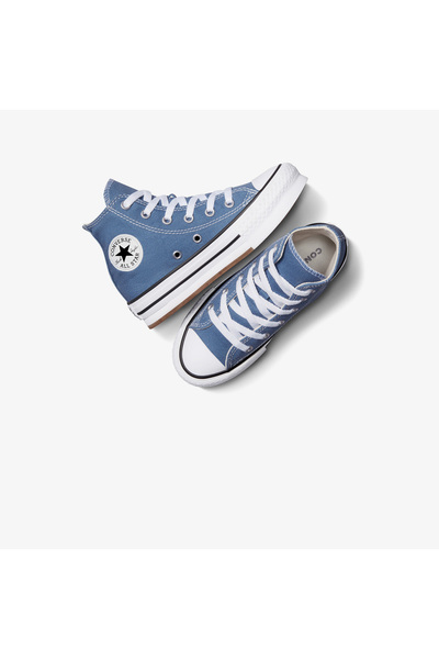 Converse Chuck Taylor All Star EVA Lift Çocuk Mavi Platform Sneaker