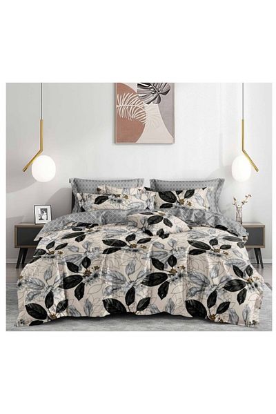 OEM Double Bed Set, 6 Pieces, 2 Persons, 180x200 cm, Multicolor, M23