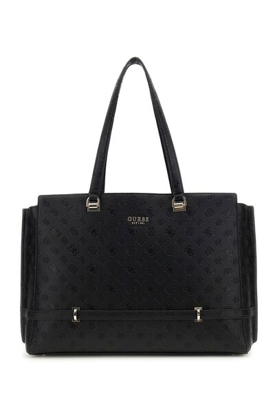 Guess Women Black Zarella Shopper Tote-Bla Bag