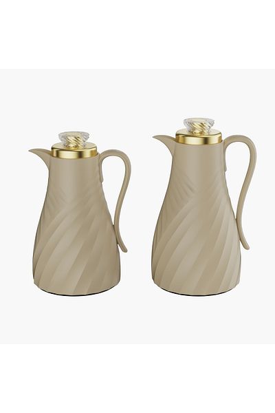 Mister Brand Textured Flask with Lid and Handle - 1.7 L