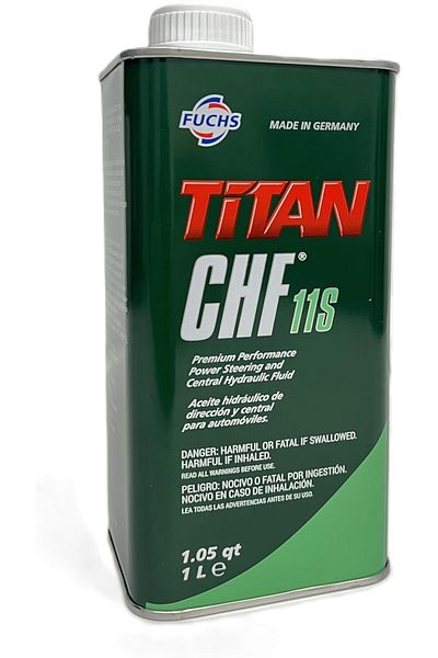 Fuchs Titan CHF 11S High-Performance Hydraulic Oil for Electric Steering Systems