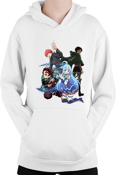 OEM Kids Hoodie Assassination Classroom Karma AOT Levi Kimetsu no Yaiba