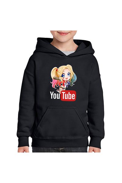 OEM Hanorac copii Joker Harley Quinn Youtube Youtuber