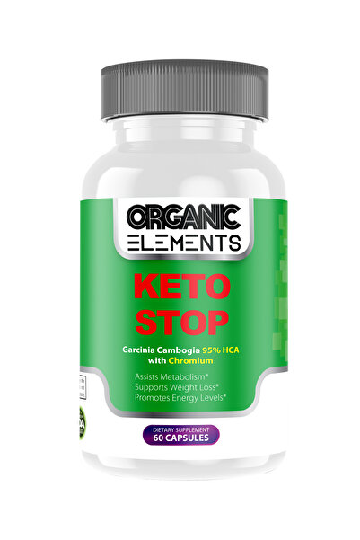 Organic Elements كيتو ستوب غارسينيا كامبوغيا مع الكروم