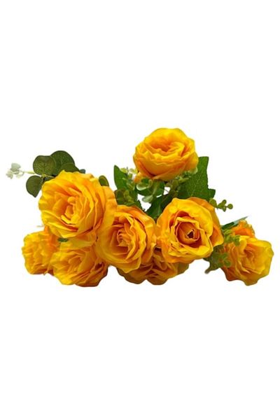 OEM Rose Bouquet, 51x27 cm Yellow