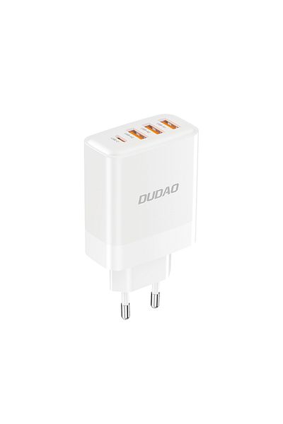 DUDAO Încărcător de perete 3x USB-A 1x USB-C PD 20W - alb