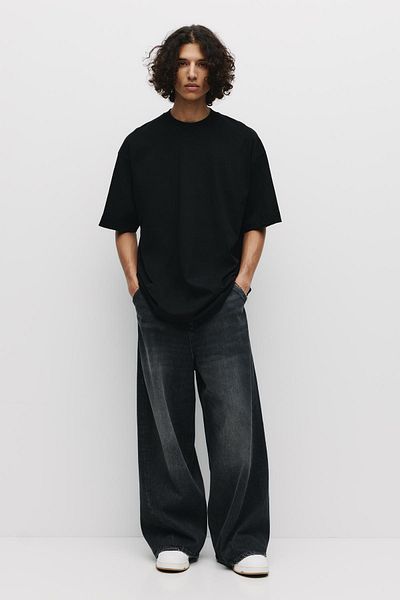 Pull & Bear Extra loose short sleeve T-shirt