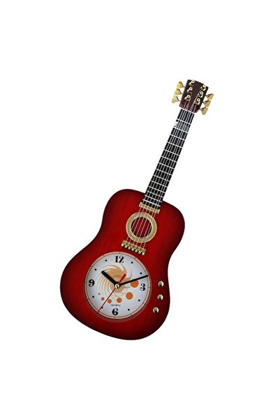 OEM Wall Clock in Guitar Shape, 15x39cm