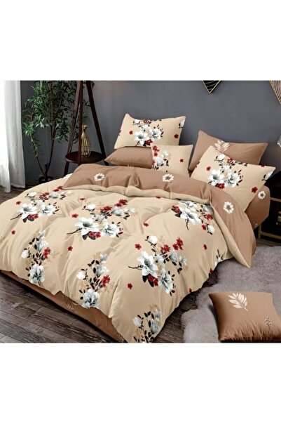 OEM Double Bed Sheet, 6 Pieces, 2 Persons, 180x200 cm, Multicolor M35
