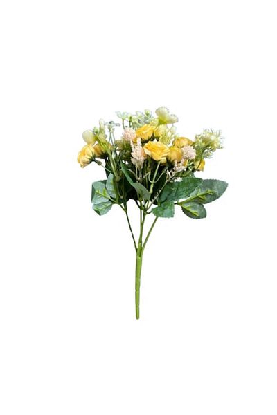 OEM Buchet de flori artificiale cu trandafiri, plastic, multicolor, M1