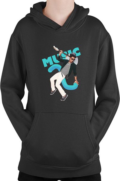 OEM Bruno Mars Music Blend Concert Concept Kids Hoodie