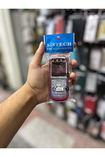 Nokia 1203 Kapak ve Tuş Takımı-Bordo