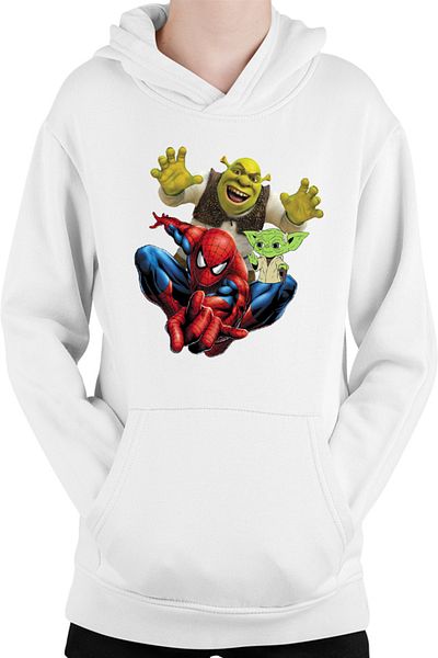 OEM Hanorac Copii Spiderman Shrek Yoda Star Wars