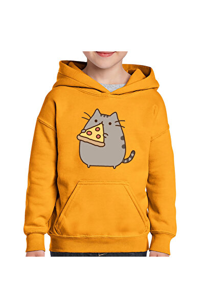 OEM Hanorac copii Pusheen Cat Pizza Pisica Kitten Meow
