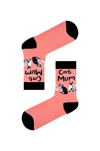 CARNAVAL SOCKS Șosete colorate cu lumânare pisică