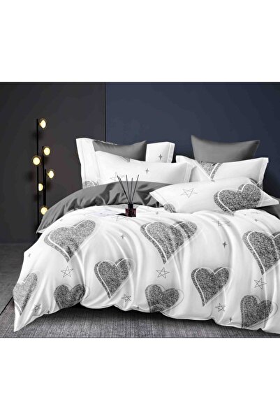 JOJO HOME Lenjerie de pat dublu cu elastic, Jojo Home, 6 piese, 2 persoane, 180x200cm, Finet Superior, Imprime