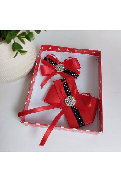 OEM Mother-daughter brooch set