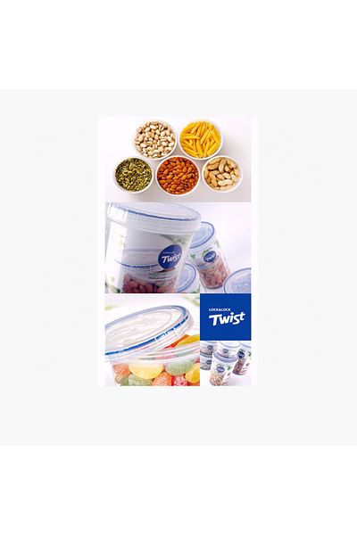 locknlock Food Container with Twist Lock - 1 L