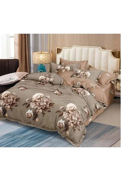 OEM Double Bed Sheets, 6 pieces, for 2 persons, 180x200 cm, Multicolor M33