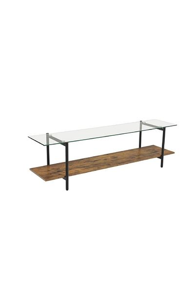 DEC4 Plasma table made of wood with glass