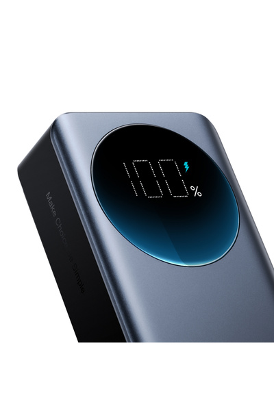 Joyroom Baterie externă digitală 30000mAH 65W 3A USB USB-C neagră