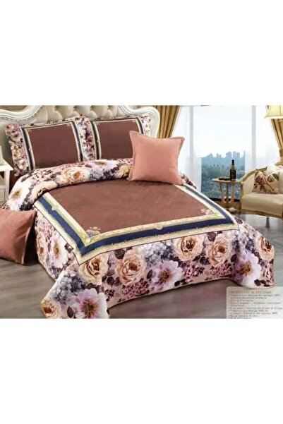 OEM Versilia Roses Velvet Cover with 4 Pillowcases, 230x230cm