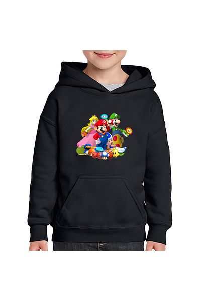 OEM Hanorac copii Super Mario Bros Toata Echipa 3D World