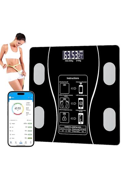 dalimag Intelligent Body Scale AriDam® with Bluetooth Application and Ultra Slim Design - Advanced Body Ana