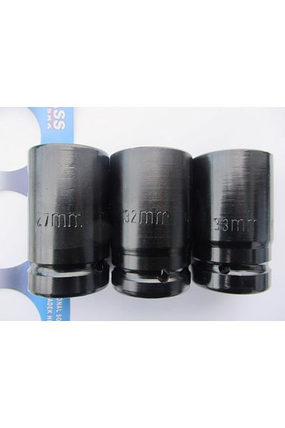 Bass Polska Nasadki heksagonalne 27 - 33 mm, zestaw 3 szt.