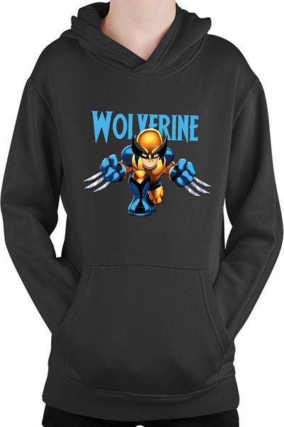 OEM Hanorac Copii Wolverine Chibi Small Claws Fast Ability Action Horror