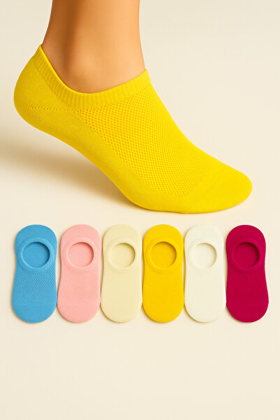 ZENGİN 6 чифта безшевни детски невидими чорапи за маратонки
