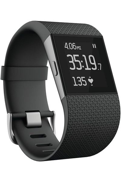 SmartWatch Surge Fitness Superwatch, Negru, Mare (Versiune SUA) (Reînnoit)