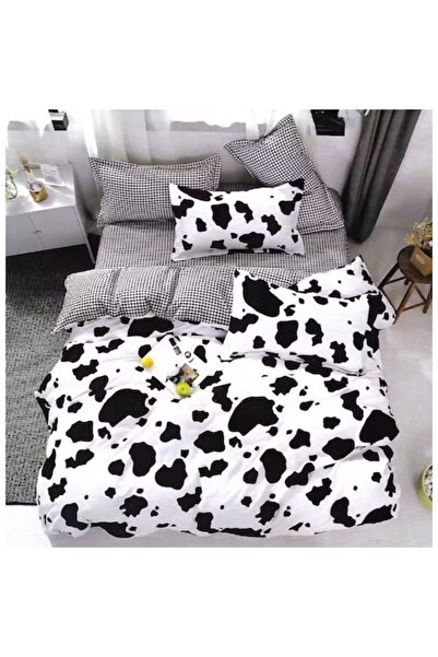 OEM Double Bedding Set, Talo, 4 Pieces, 2 Persons, Print Pattern, 240x250cm