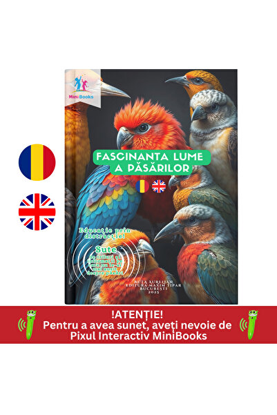 minibooks Carte interactiva cu sunete - Fascinanta lume a păsărilor