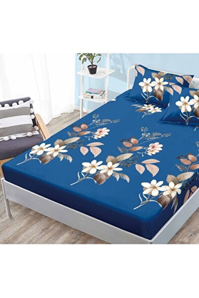 OEM Bed Sheet and Pillowcase Set, Finet, 3 Pieces, 1 Person, 160x200cm, Floral Multicolor Print