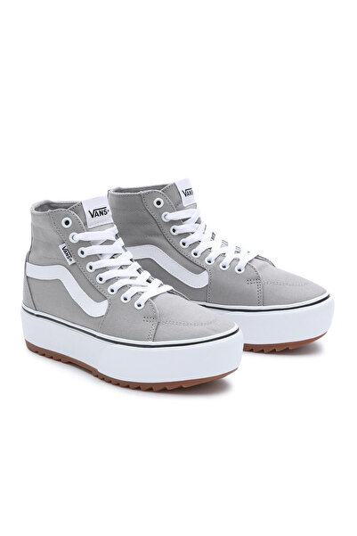Vans Filmore Hi Tapered Platform St Kadın Gri Sneaker