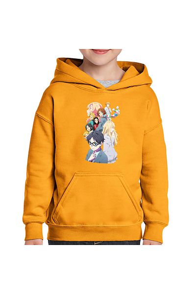 OEM Hanorac copii Your Lie in April Kaori Kousei Tsubaki Sawabe