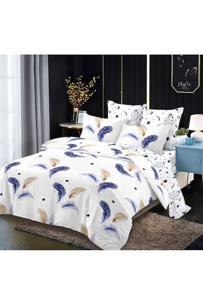 OEM Bed Linen, Finet, 6 Pieces, 2 Persons, Cool Feather, 230x250cm, Multicolor
