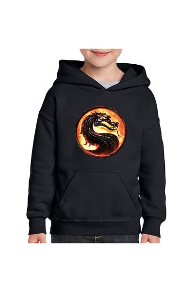 OEM Hanorac copii Mortal Kombat Logo Emblem Game Dragon Symbol