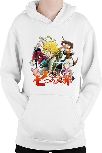 OEM Hanorac Copii Seven Deadly Sins Anime Akame Suzuki Nakaba